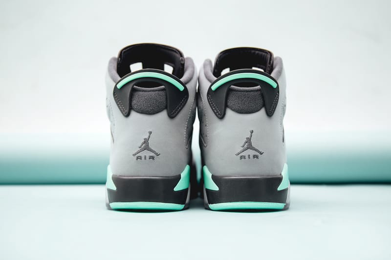 Jordan 6 grey outlet and green