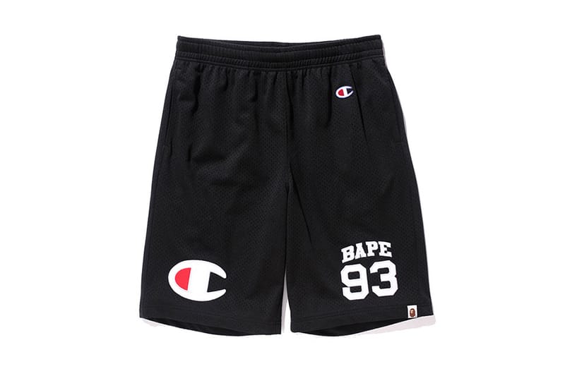 Champion x store bape shorts