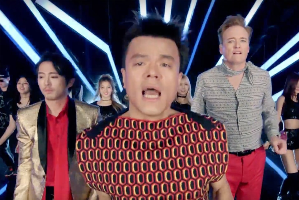 Conan O'Brien & Steven Yeun K-Pop Video | HYPEBEAST