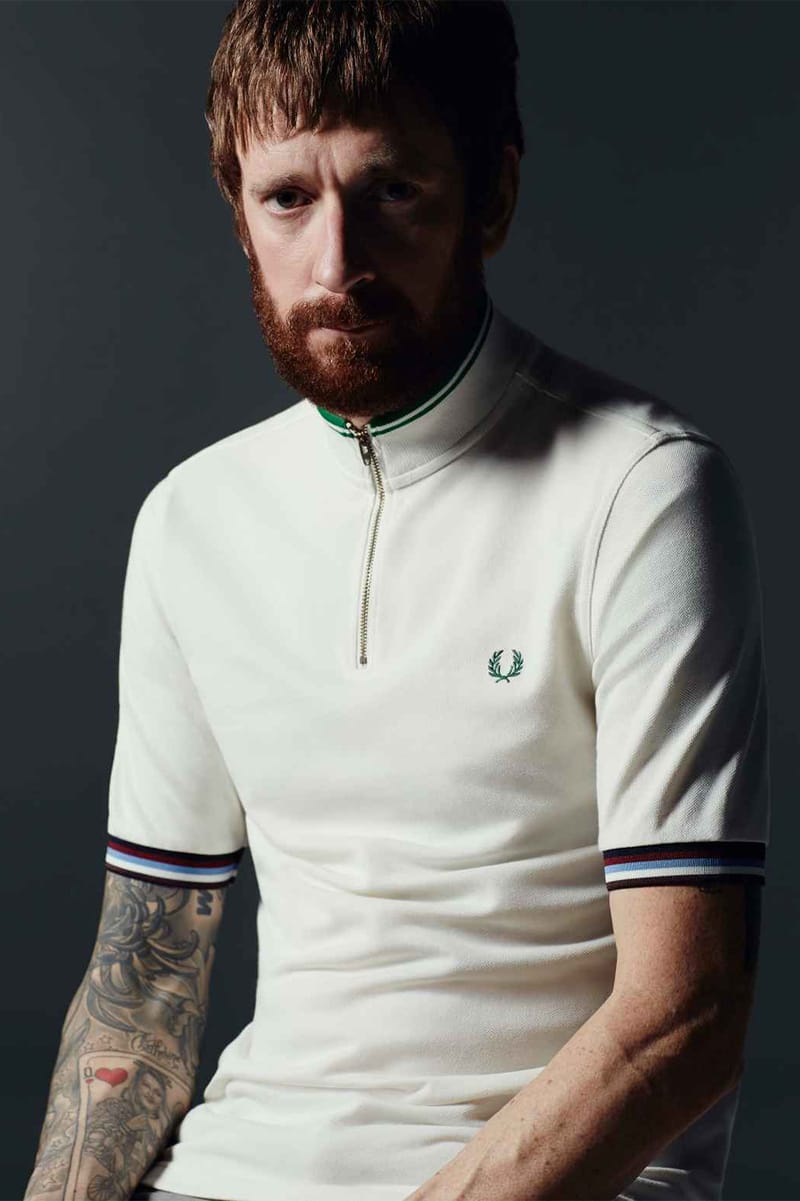 FRED PERRY X BRADLEY WIGGINS トラックジャケット POPでCOOLなFRED PERRY X BRADLEY WIGGINSのトラックジャケット