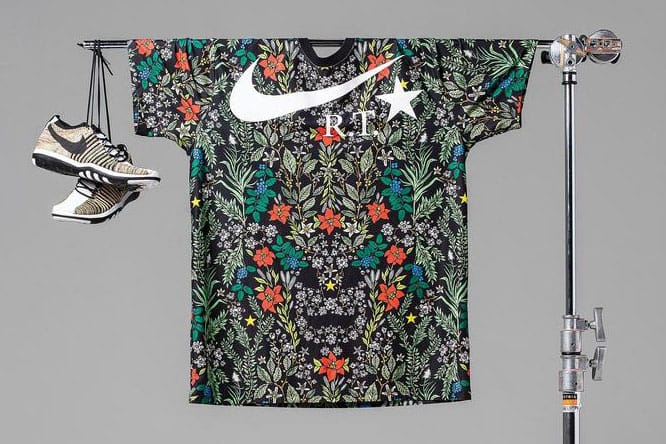 Nikelab cheap floral shirt