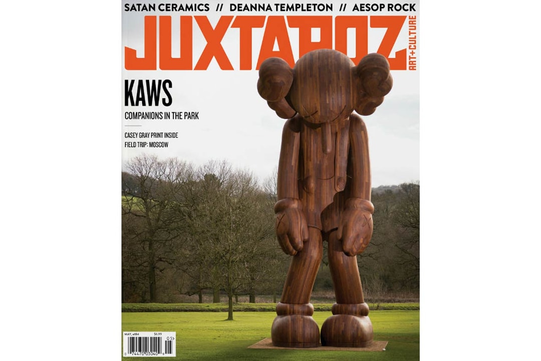 KAWS освещает майский номер журнала Juxtapoz за 2016 г.