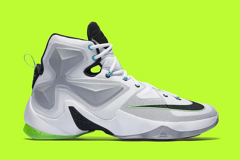 Green store lebron 13