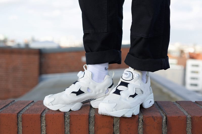 Reebok instapump fury store og on feet