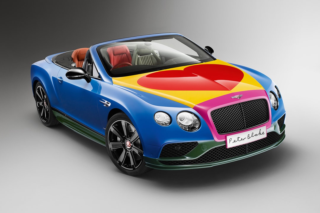 Bentley Continental GT V8 S преобразился в стиле поп-арт от сэра Питера Блейка