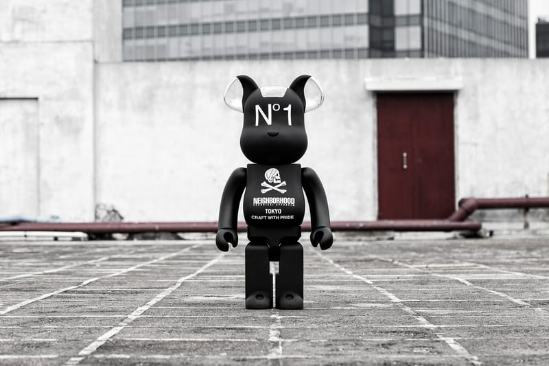 neighborhood be@rbrick 1000% grey ベアブリック-