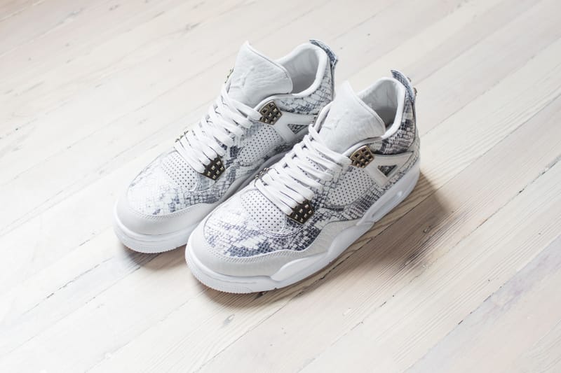 Jordan 4 hot sale snakeskin