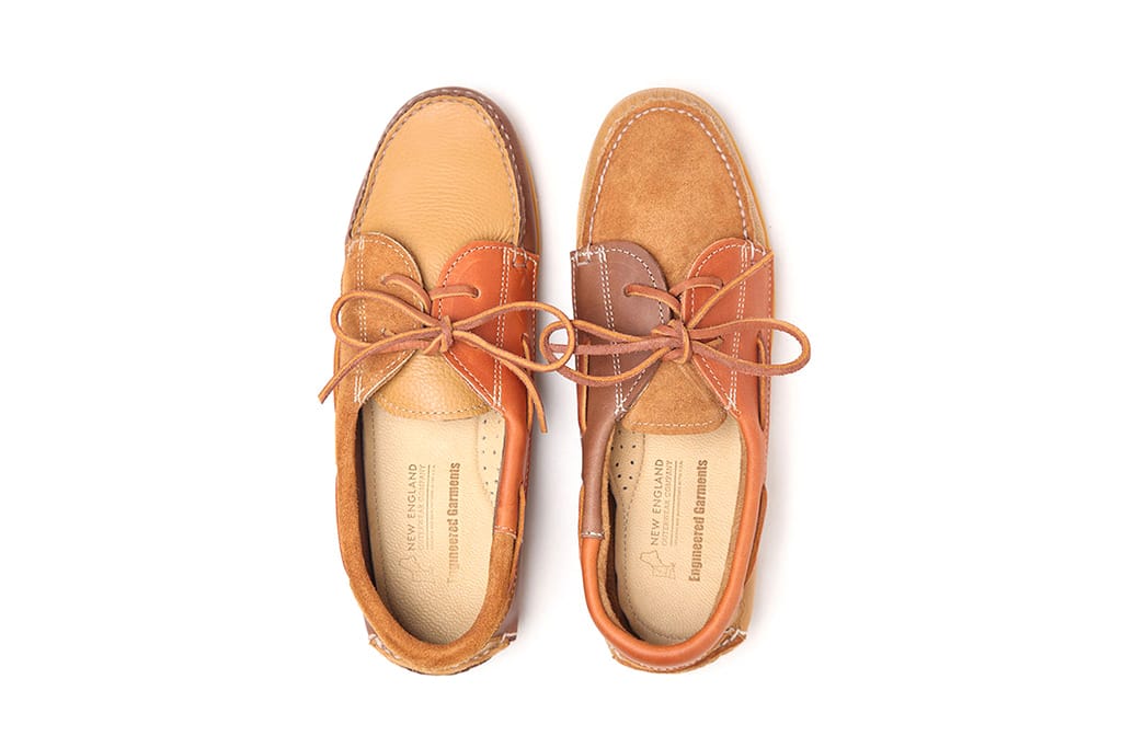Engineered Garments x New England Outerwear Moc Camp Shoes | Hypebeast