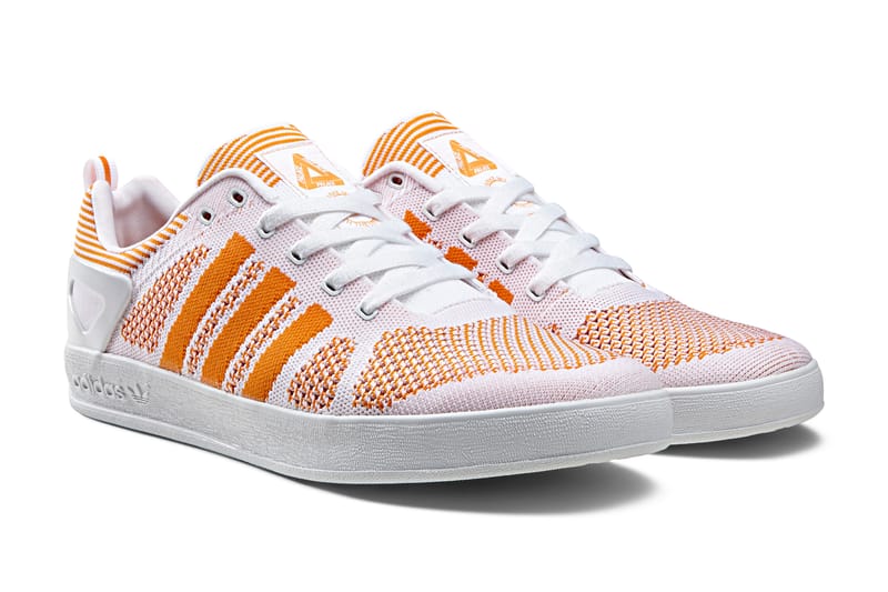 Adidas x palace shop white primeknit palace pros