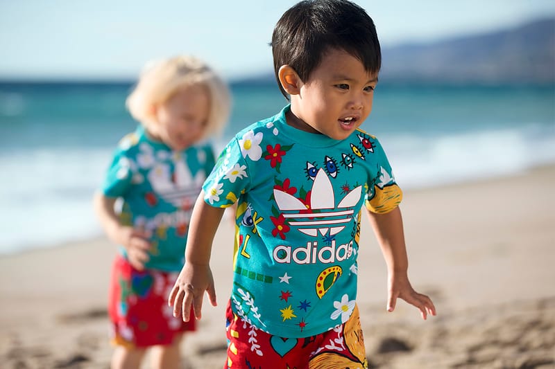 Pharrell adidas pink sales beach collection