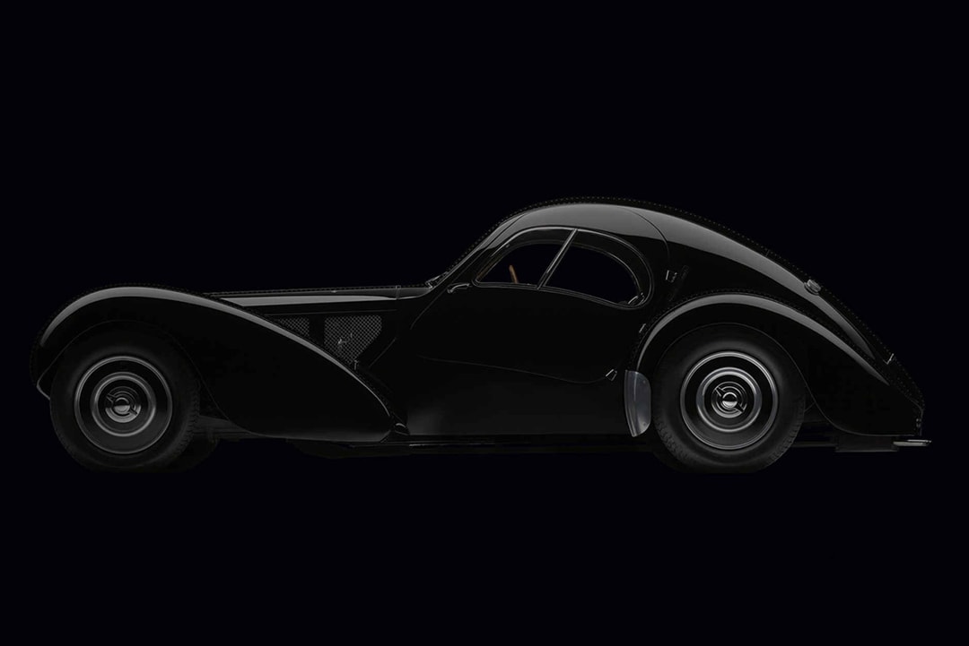 Взгляните на полностью черный Bugatti Type 57SC Atlantic Coupe 1936 года от Ральфа Лорена.
