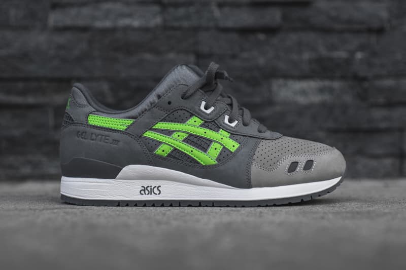 ronnie fieg x asics gel lyte iii super green