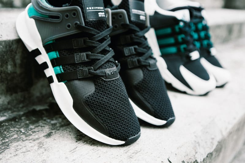 Eqt support hotsell adv black green