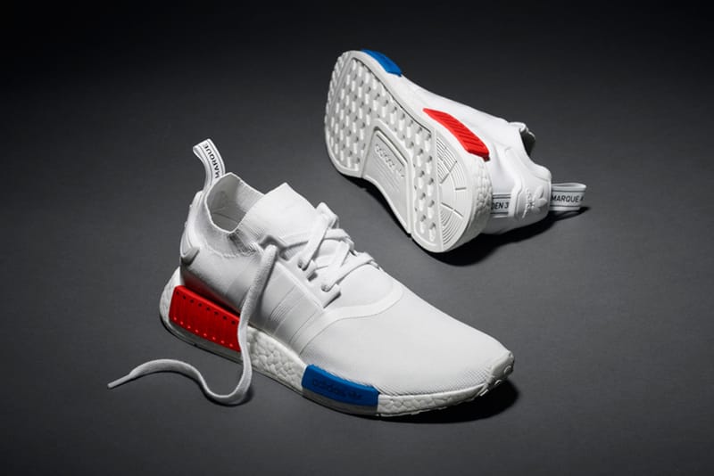 Originals nmd shop r1 white/black/red