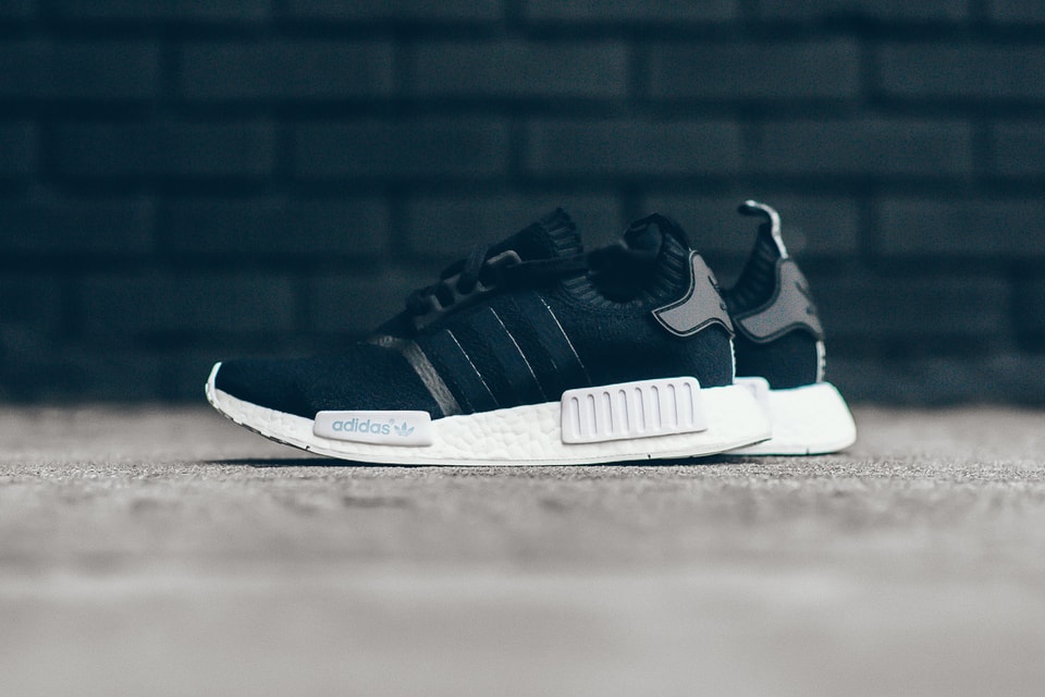 adidas nmd r1 black and white