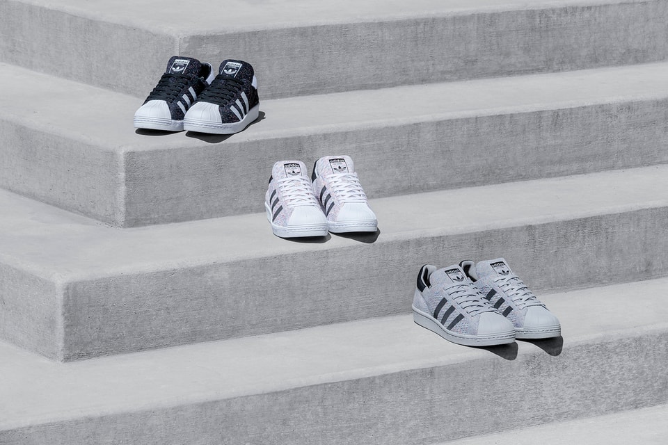 adidas originals superstar 80s primeknit kids Blue