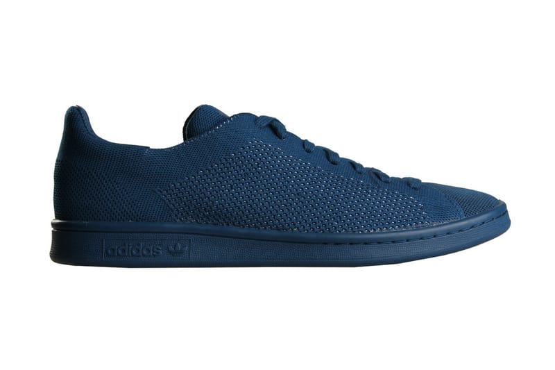 Stan smith primeknit on sale blue