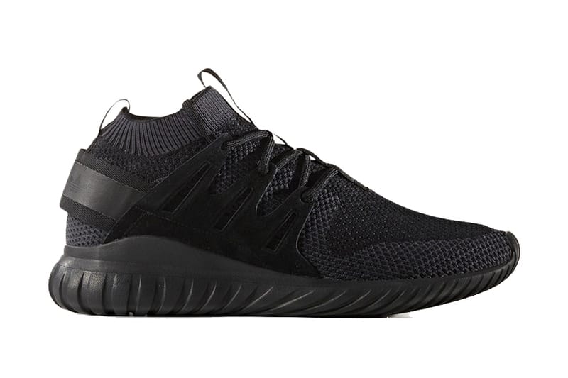 Adidas tubular nova primeknit triple black on sale