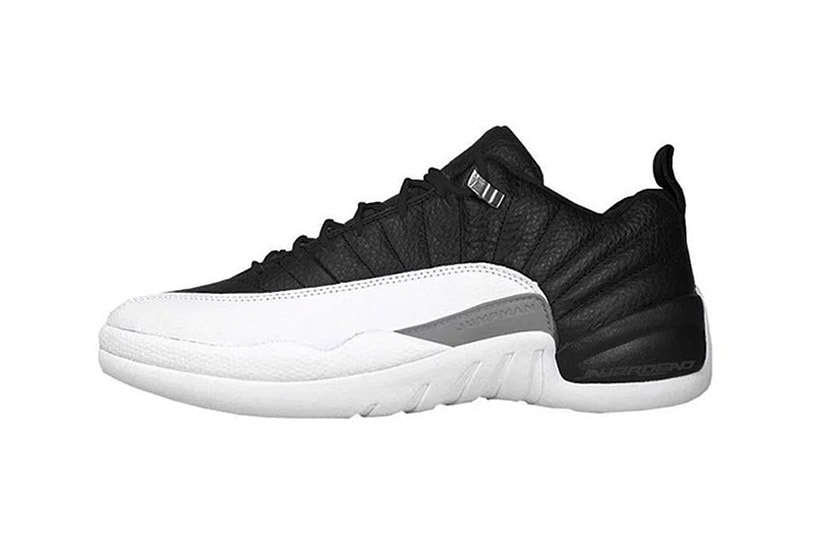 jordan 12 low top black