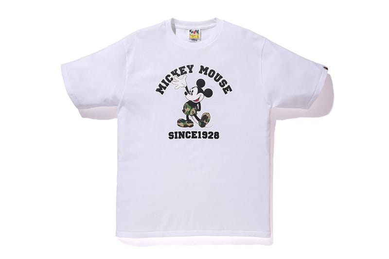 Bape mickey mouse shirt best sale