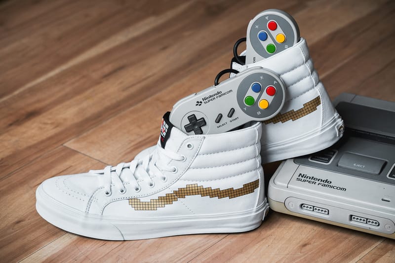 Vans and Nintendo Collaboration Closer Look Hypebeast