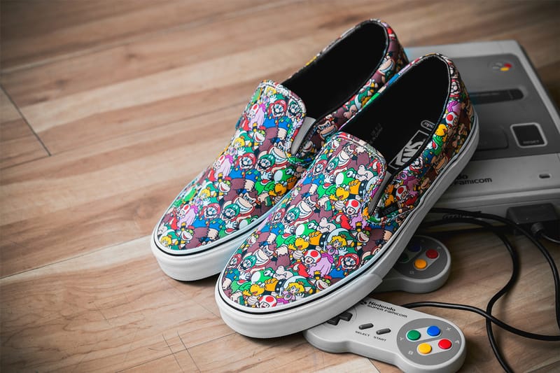 Vans and Nintendo Collaboration Closer Look Hypebeast