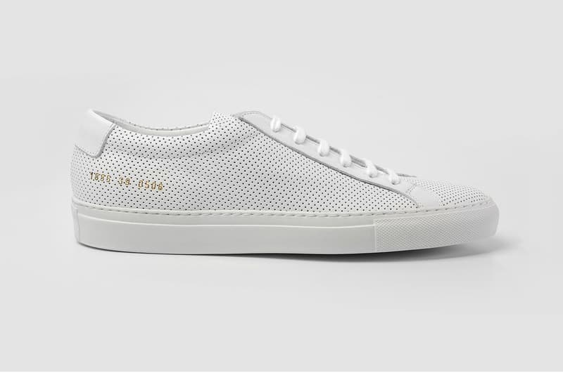 common projects perforated sneakers