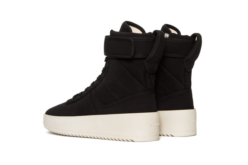 Fear of god clearance military sneaker black gum