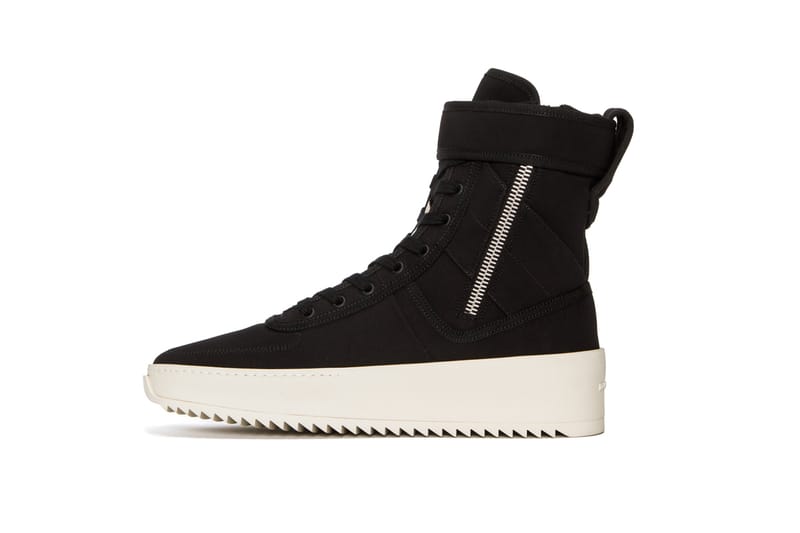 Fear of god black hotsell military sneakers