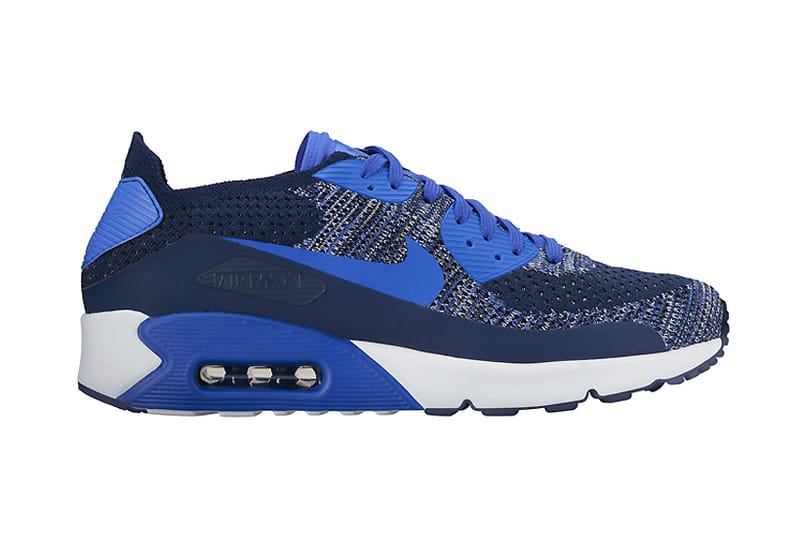 Nike air max 90 best sale flyknit blue