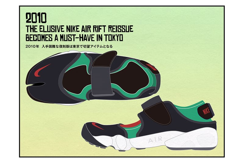 Nike Air Rift Illustrated Success History in Japan | Hypebeast