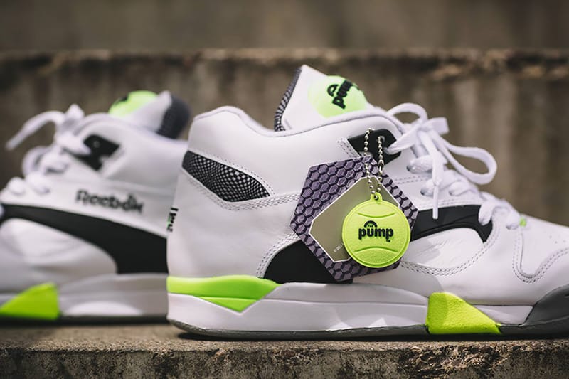 Reebok Court Victory Pump Solar Yellow Retro Hypebeast