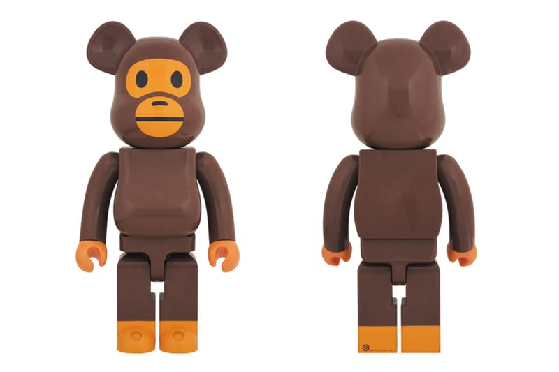 オンラインストア初売ヤフオク! - A BATHING APE BE@RBRICK BABY MILO(R) AND BANA... -  キューブリック、ベアブリック