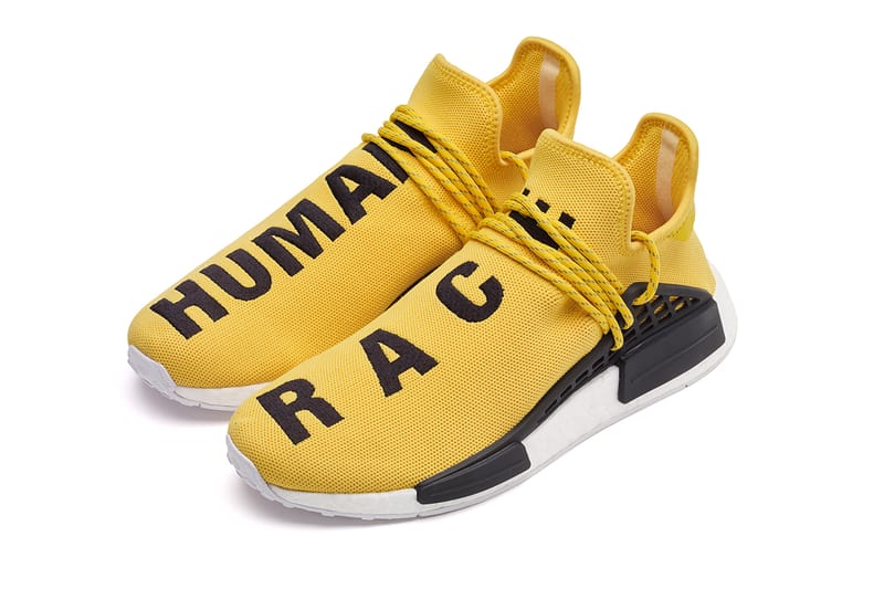 Pharrell williams shoes hot sale human race yellow