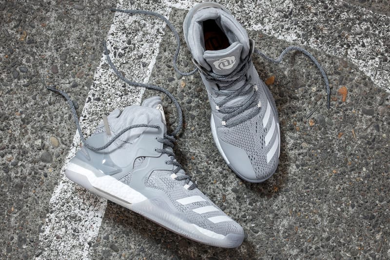 Adidas d cheap rose 7 grey