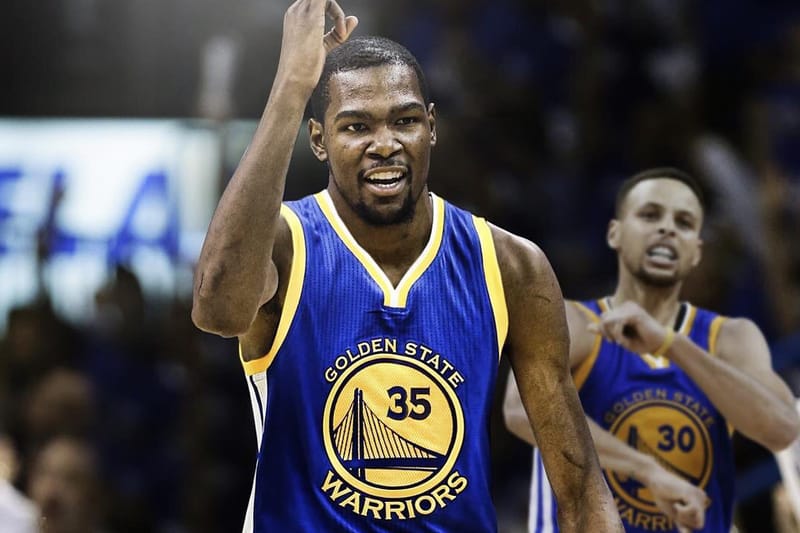 Kd in golden outlet state jersey