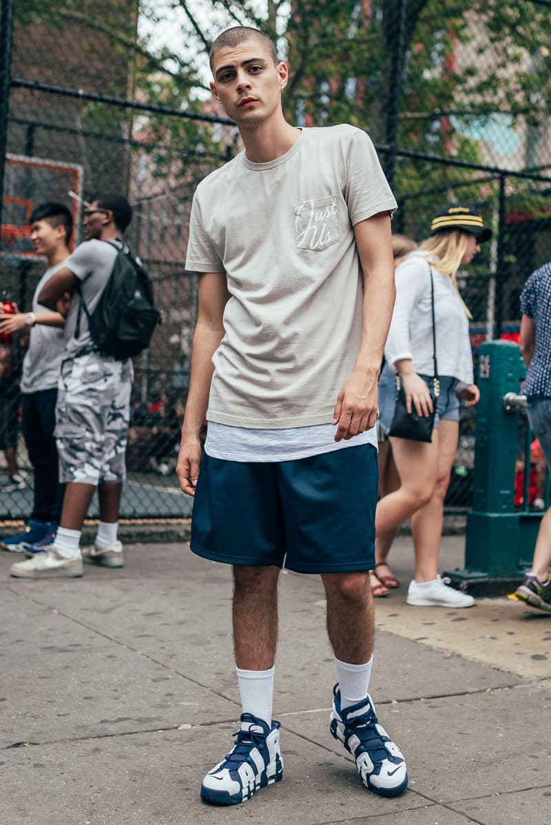 celebrities wearing nike uptempo