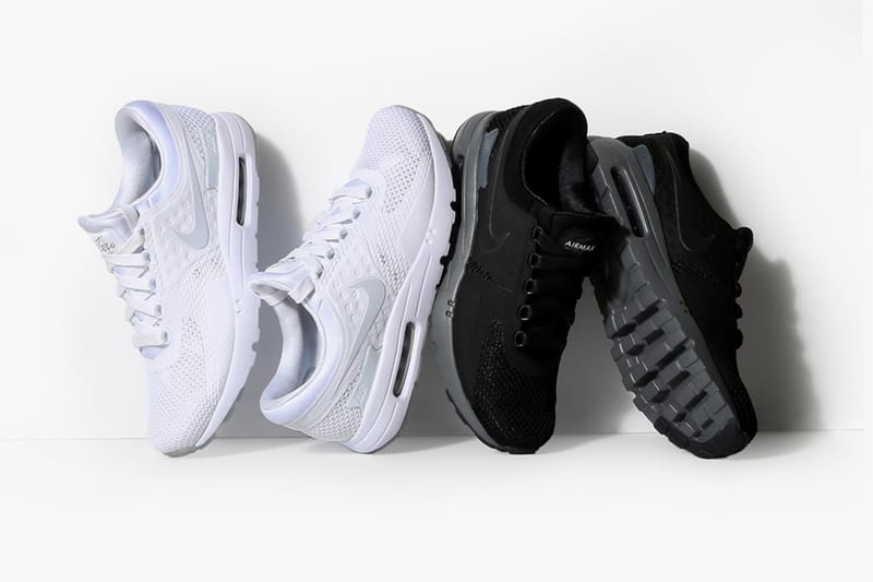 Nike Air Max Zero QS Sneakers in Black and White Hypebeast