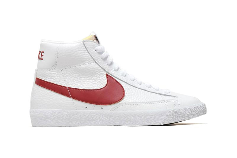 Nike blazer mid shop retro white red