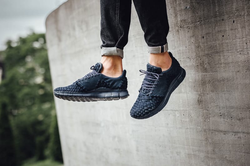 Nike-free-inneva-woven-black-dark-grey shop