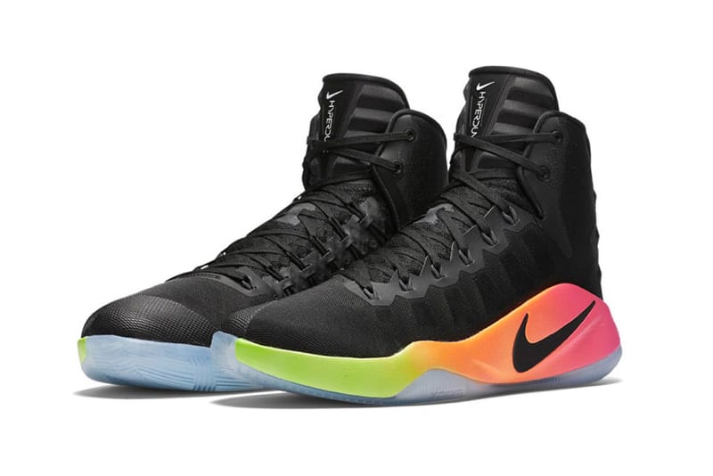 Rainbow hyperdunks cheap