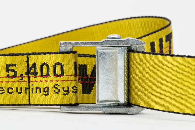 OFF WHITE Yellow Industrial Belt | HYPEBEAST