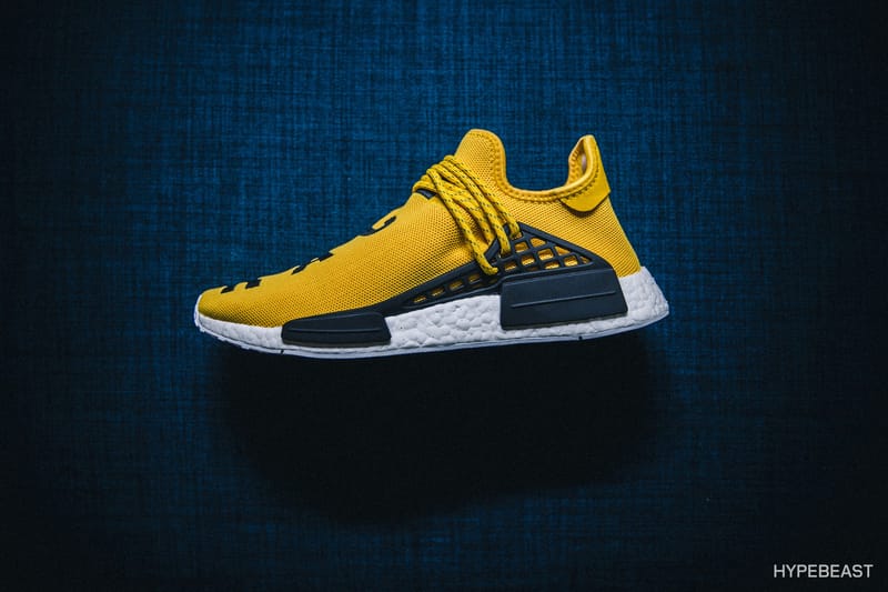 Nmd hu pharrell sales human race yellow