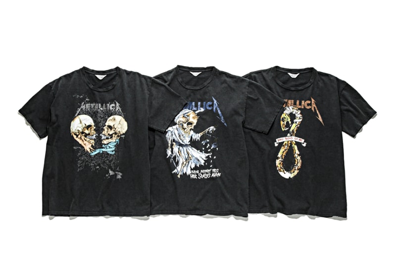 UNUSED x BEAUTY & YOUTH Metallica-Inspired T-Shirt Collection