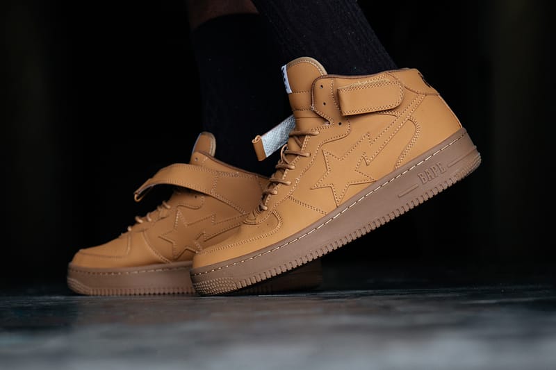 A Bathing Ape Releases BAPESTA Mid M1 Foot Soldier | Hypebeast