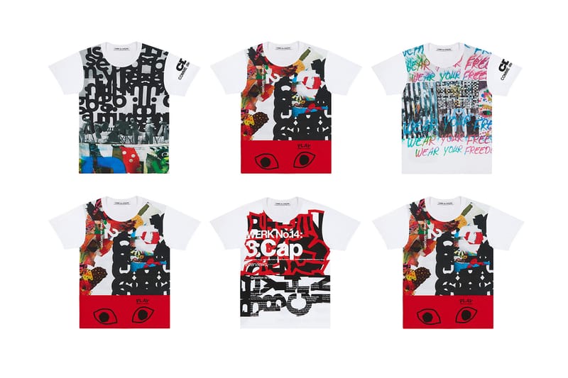 COMME des GAR ONS Collage T Shirts Hypebeast