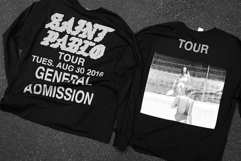 Kanye west outlet tour t shirt