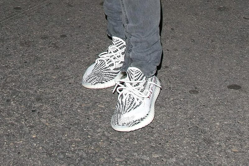 Wearing 2024 zebra yeezys