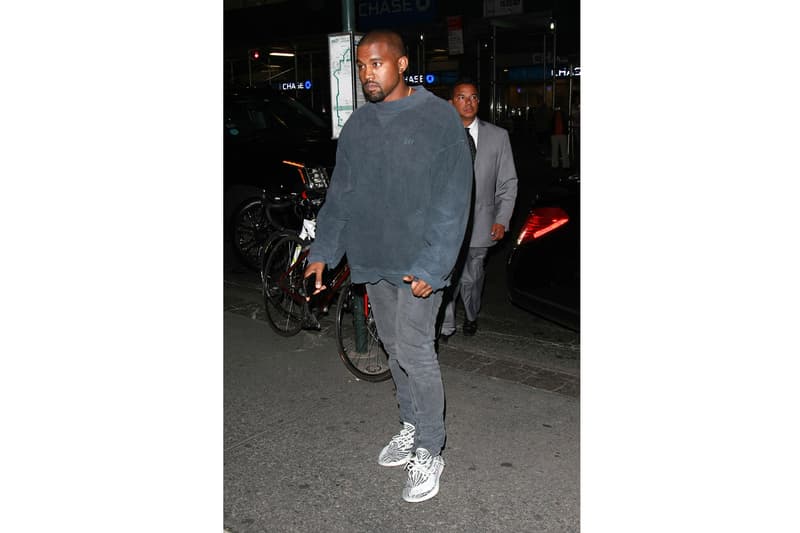 kanye wearing yeezy 380 v2