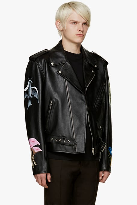 Loewe men's shop leather jacket